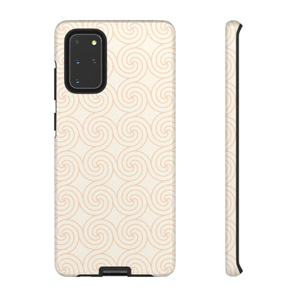Soft Sand Spiral Tough Phone Case