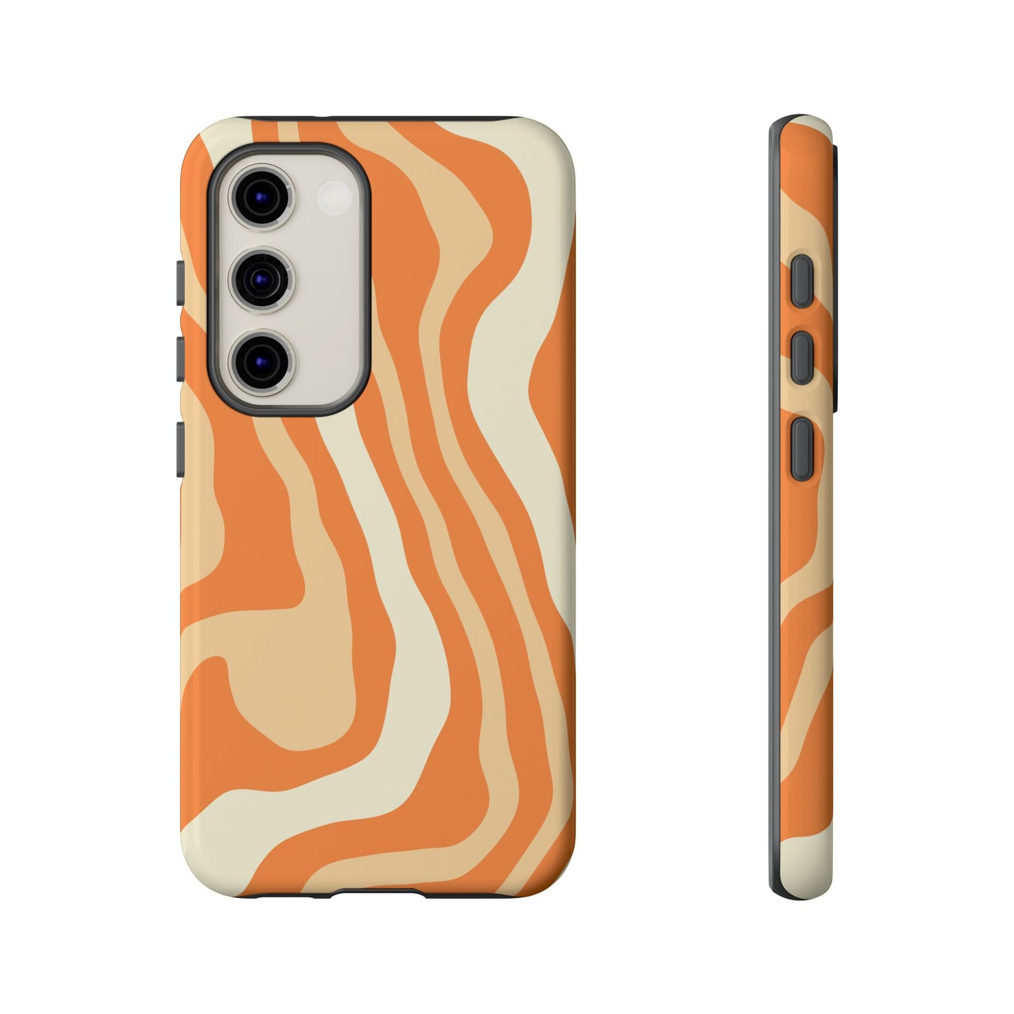 Peach Cream Swirl Tough Phone Case