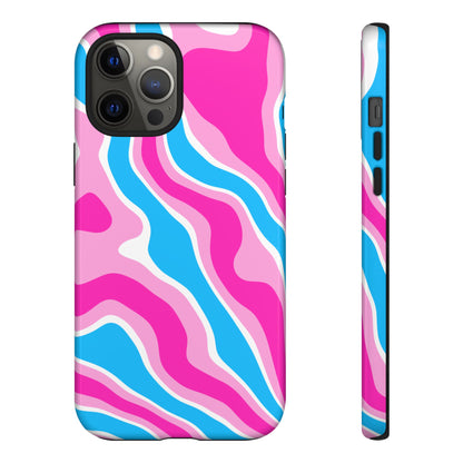Candy Aqua Wave Tough Phone Case