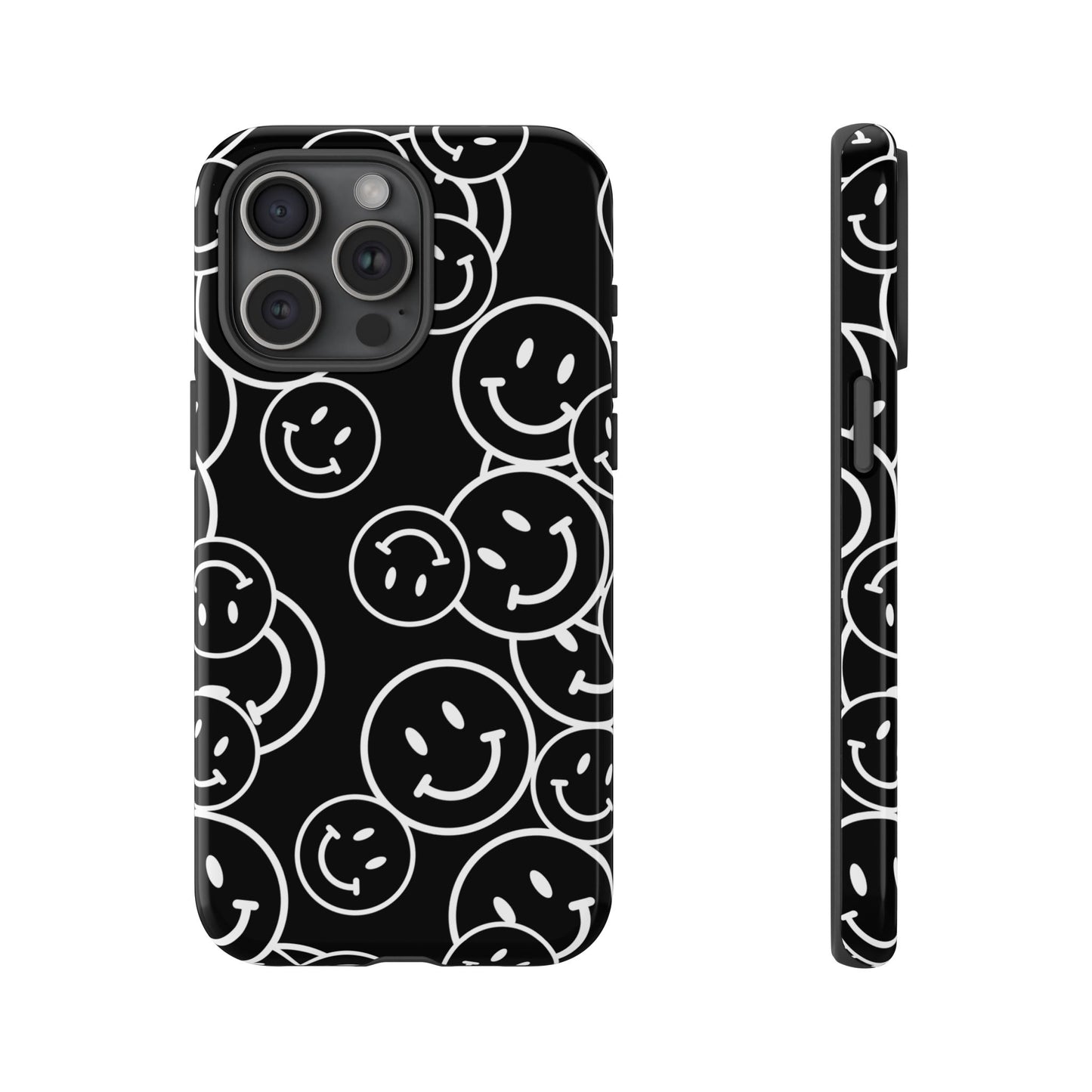 Happy Face Pattern Tough Phone Case