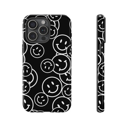 Happy Face Pattern Tough Phone Case