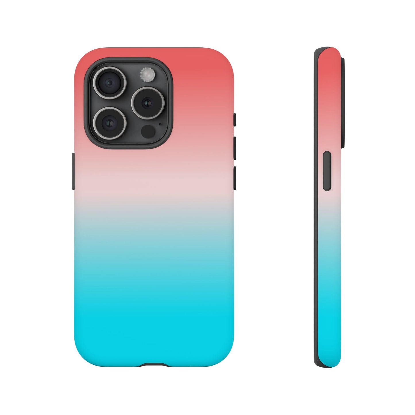 Pink Aqua Gradient Tough Phone Case