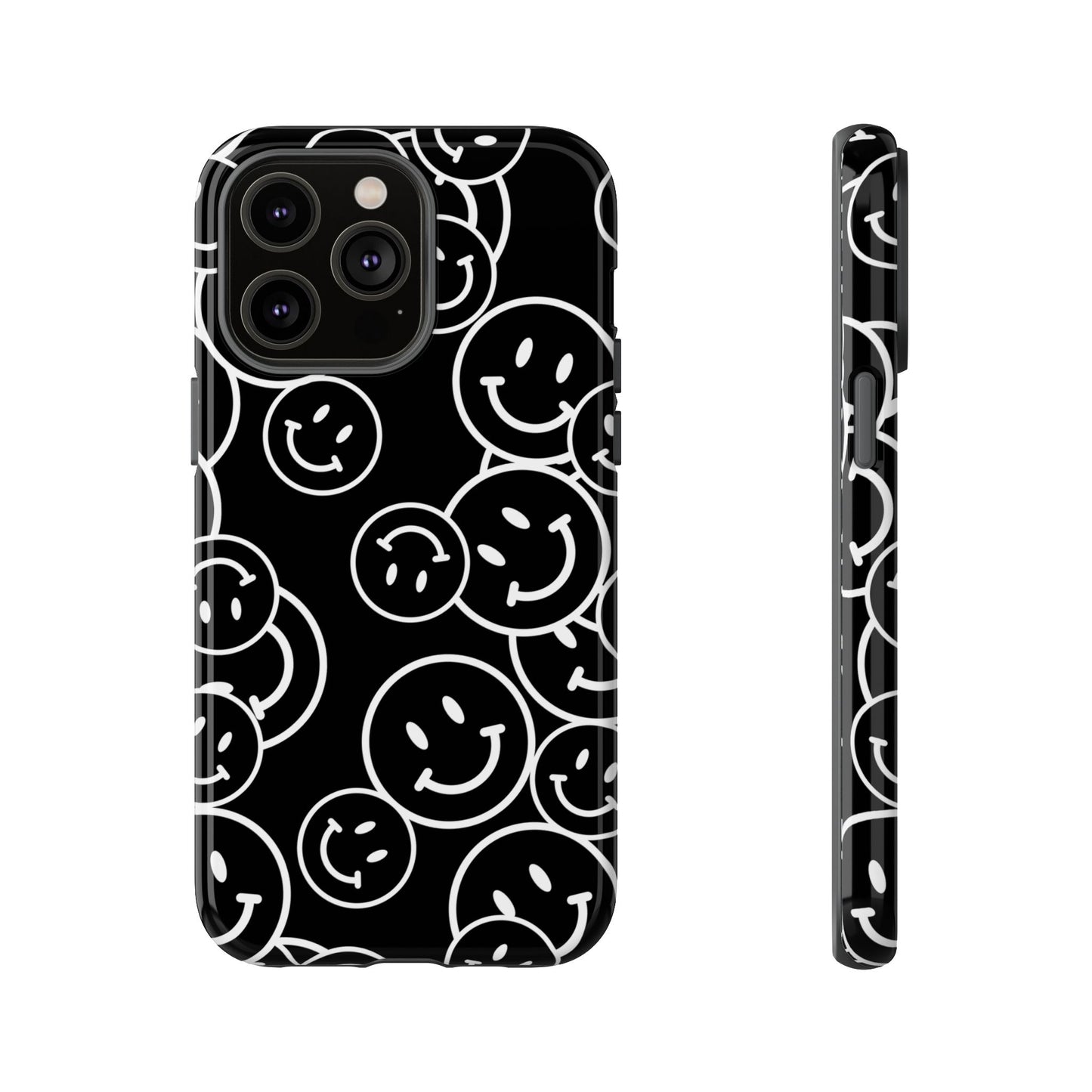 Happy Face Pattern Tough Phone Case