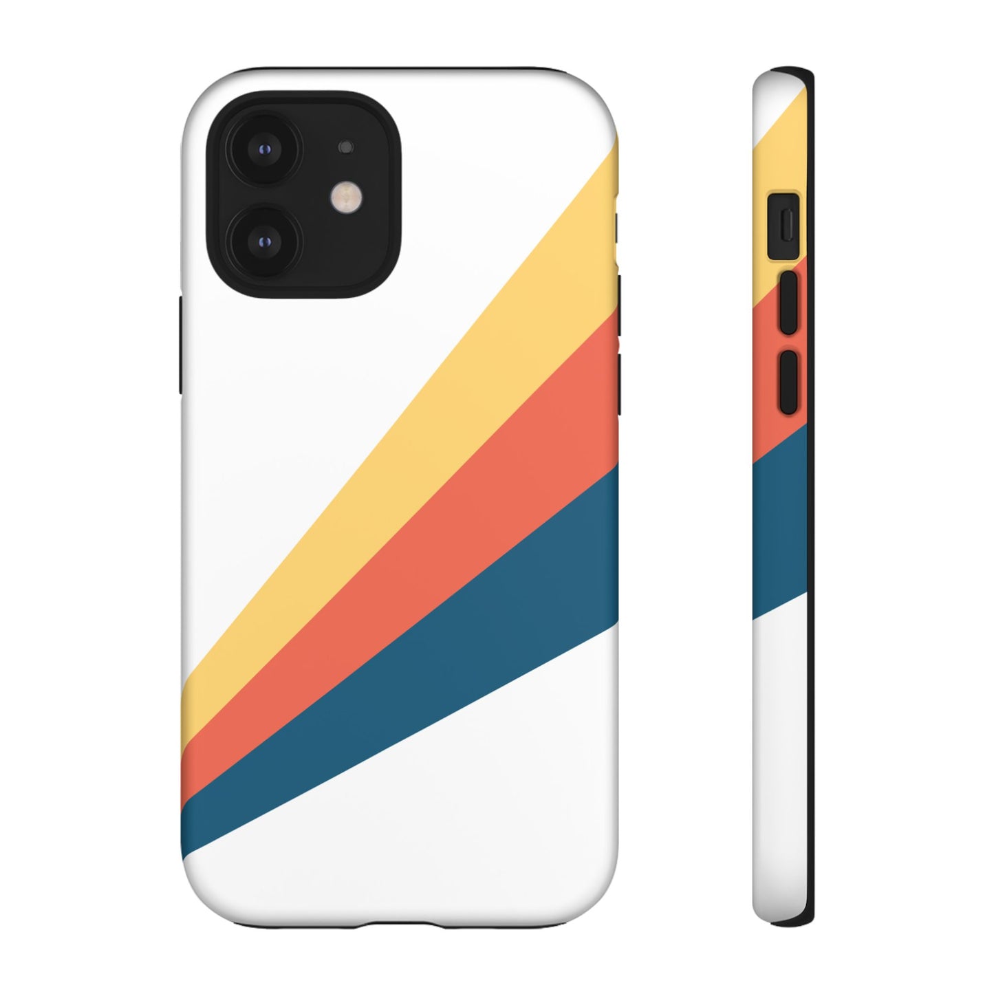 Diagonal Color Stripe Tough Phone Case