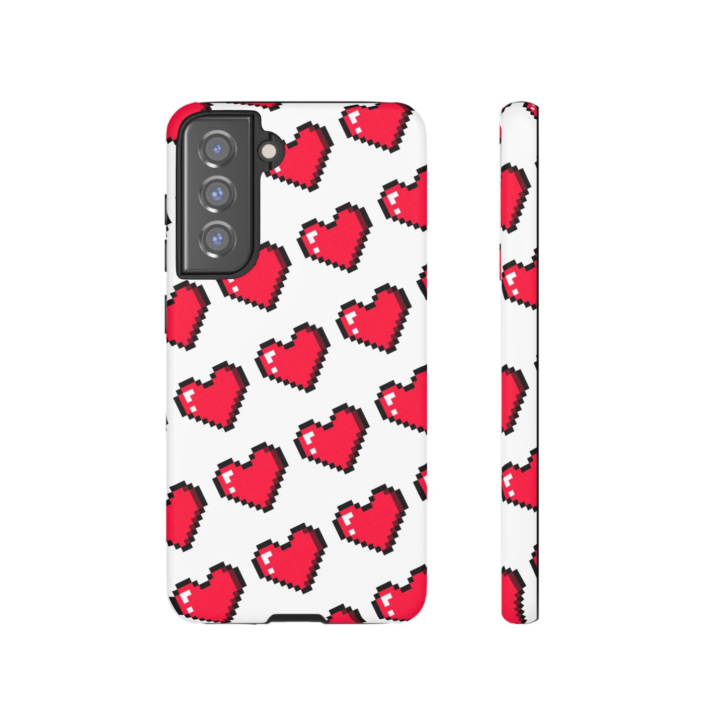 Pixel Heart Tough Phone Case