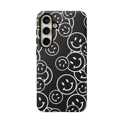 Happy Face Pattern Tough Phone Case