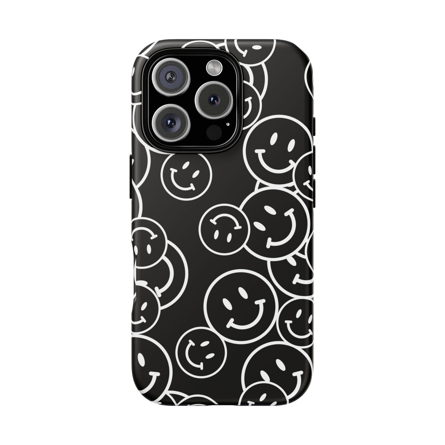Happy Face Pattern Tough Phone Case