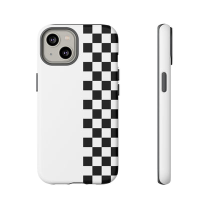 Checker Stripe Tough Phone Case