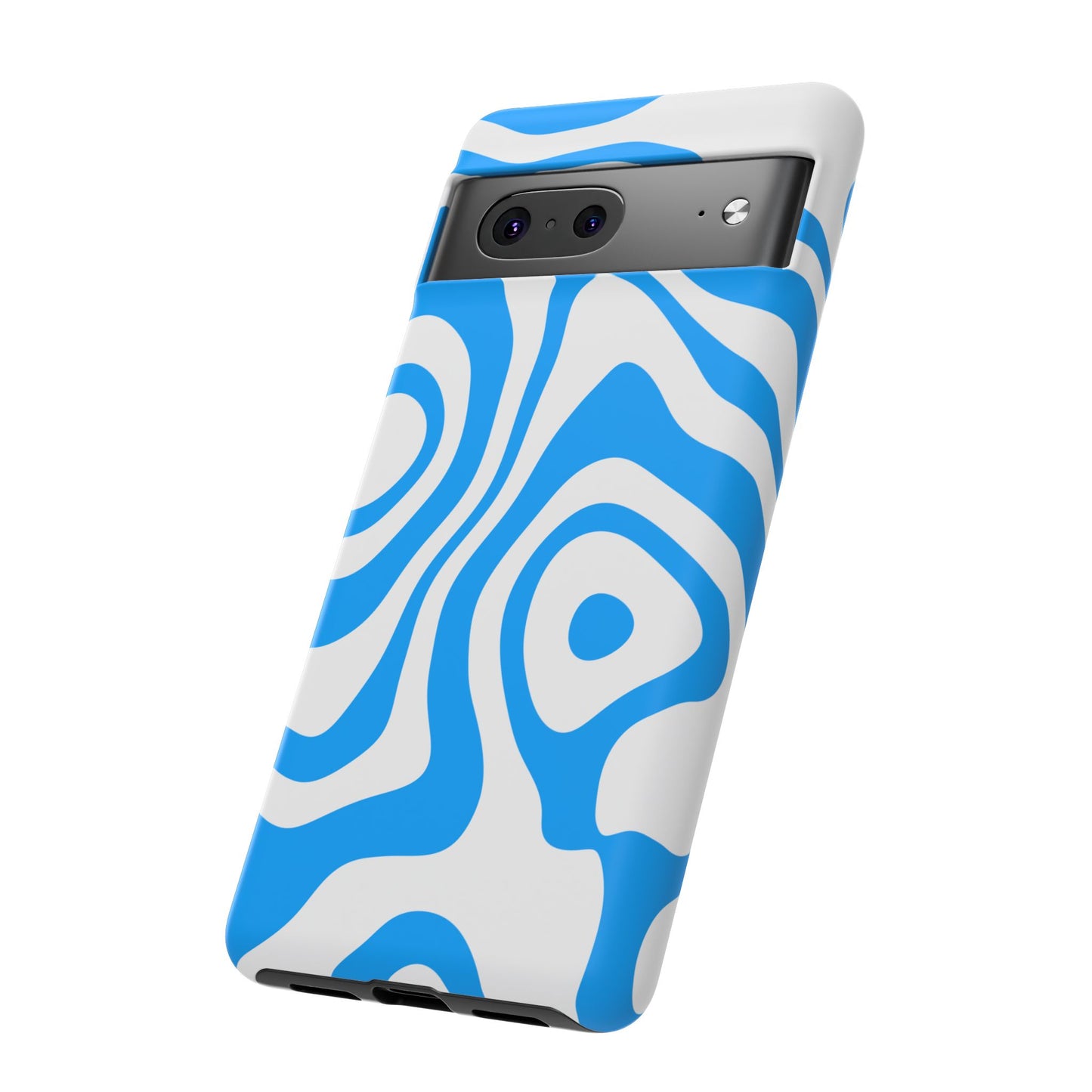 Blue Contour Tough Phone Case