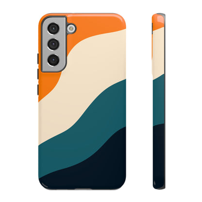 Blue Tide Wave Tough Phone Case
