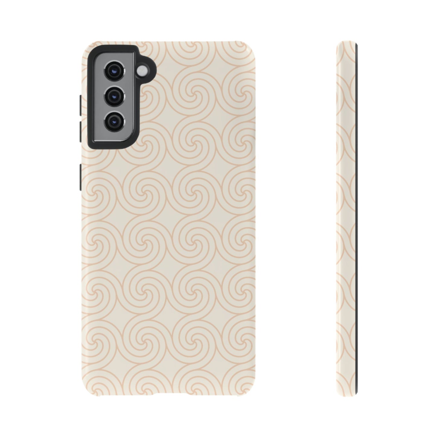 Soft Sand Spiral Tough Phone Case