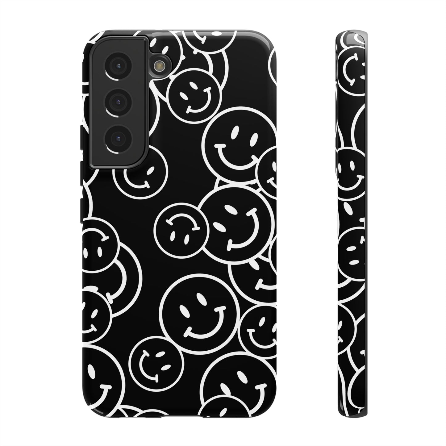 Happy Face Pattern Tough Phone Case