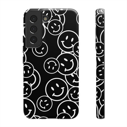 Happy Face Pattern Tough Phone Case