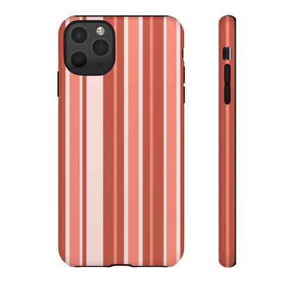 Terracotta Stripe Tough Phone Case