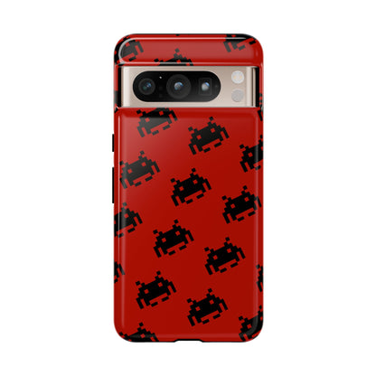 Red Pixel Alien Tough Phone Case