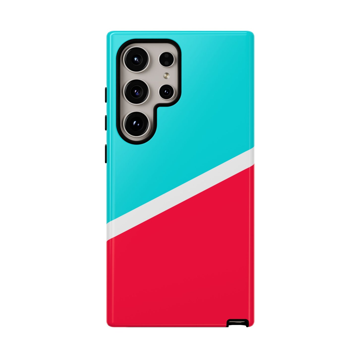Aqua Pop Colorblock Tough Phone Case