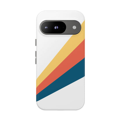 Diagonal Color Stripe Tough Phone Case