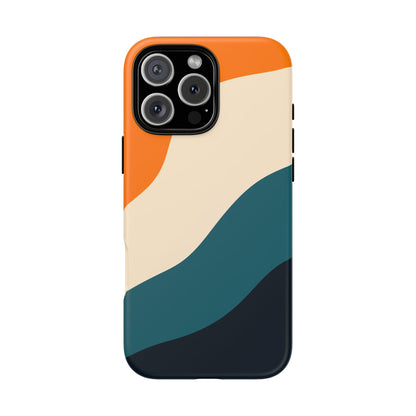 Blue Tide Wave Tough Phone Case
