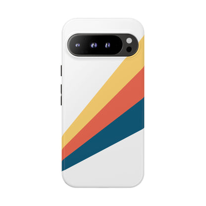 Diagonal Color Stripe Tough Phone Case