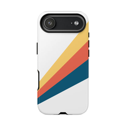 Diagonal Color Stripe Tough Phone Case