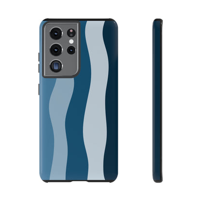 Blue Tide Wave Tough Phone Case