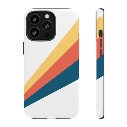 Diagonal Color Stripe Tough Phone Case