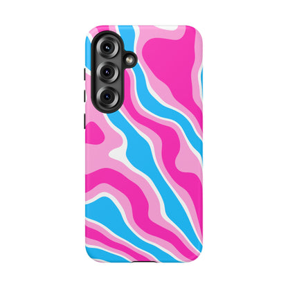 Candy Aqua Wave Tough Phone Case