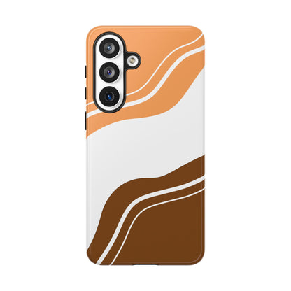 Caramel Cream Wave Tough Phone Case
