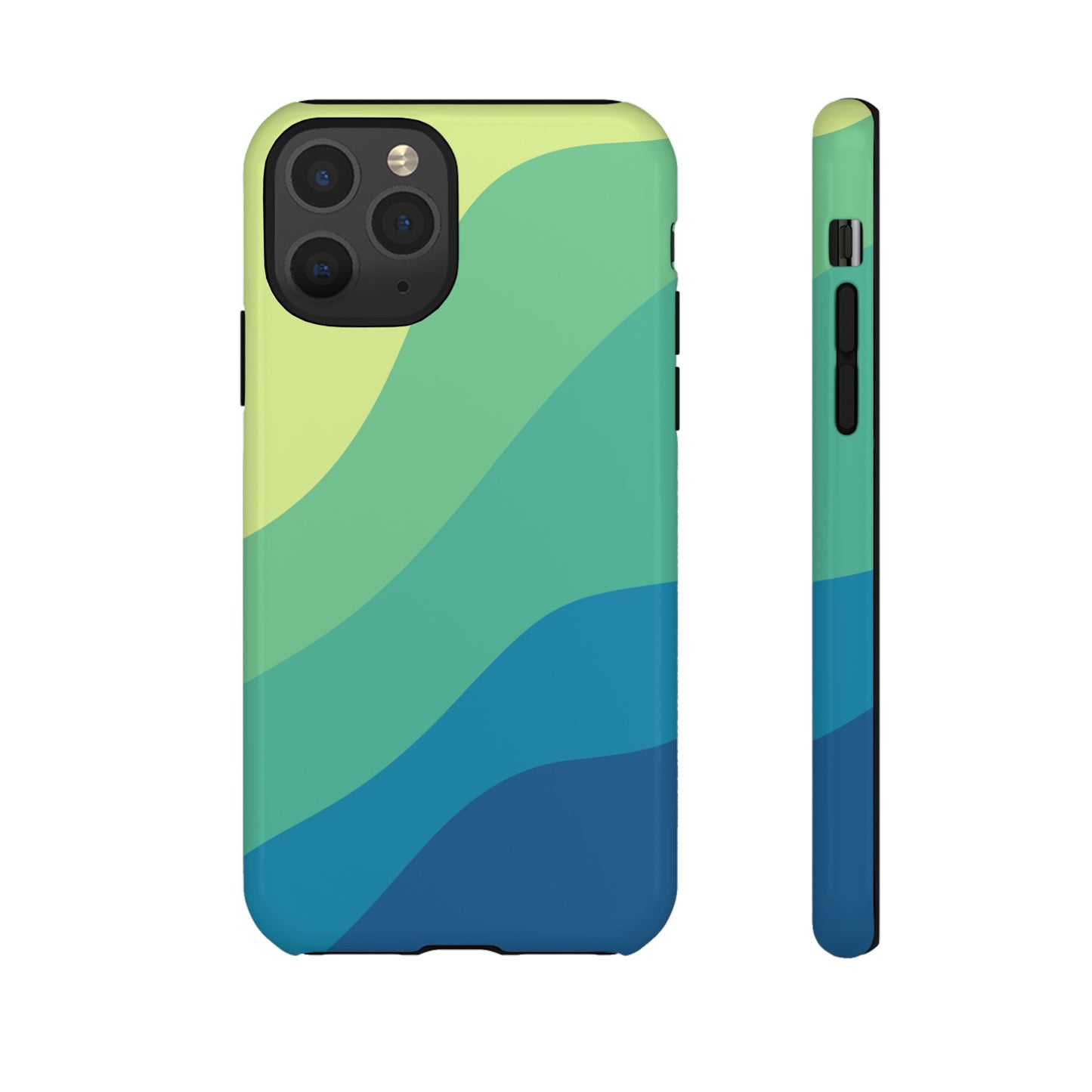 Coastal Green Wave Tough Phone Case