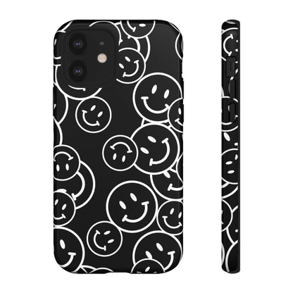 Happy Face Pattern Tough Phone Case