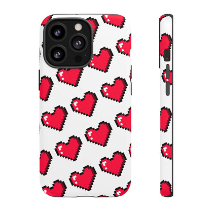 Pixel Heart Tough Phone Case