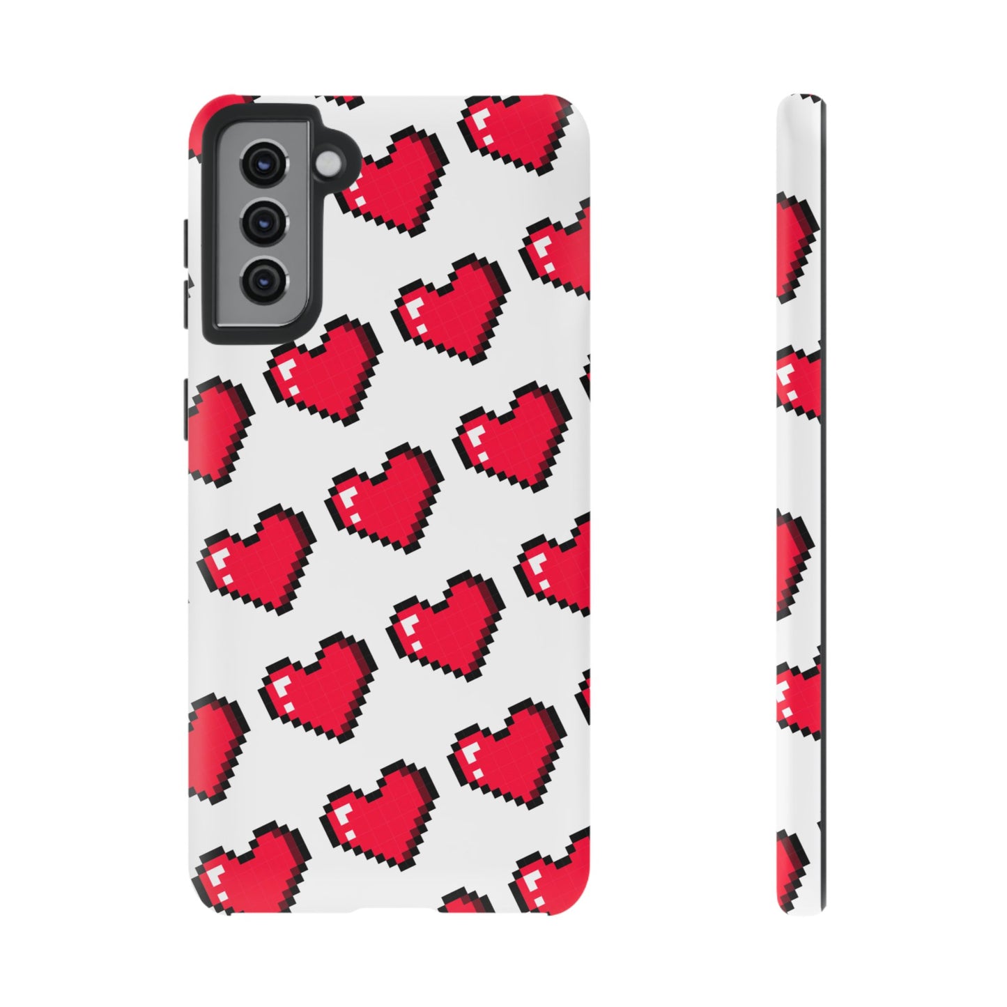 Pixel Heart Tough Phone Case