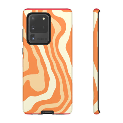 Peach Cream Swirl Tough Phone Case