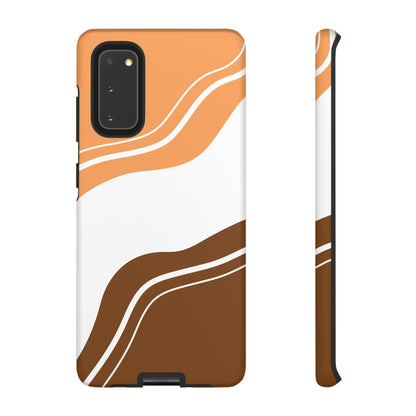 Caramel Cream Wave Tough Phone Case