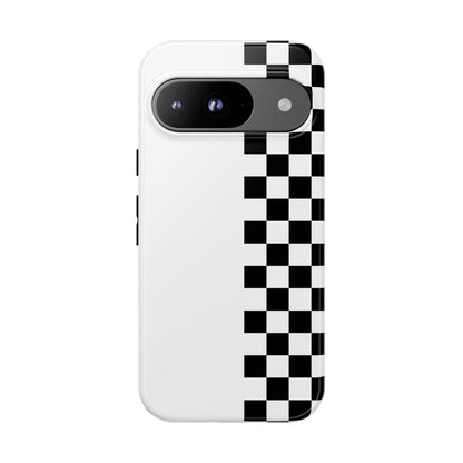 Checker Stripe Tough Phone Case