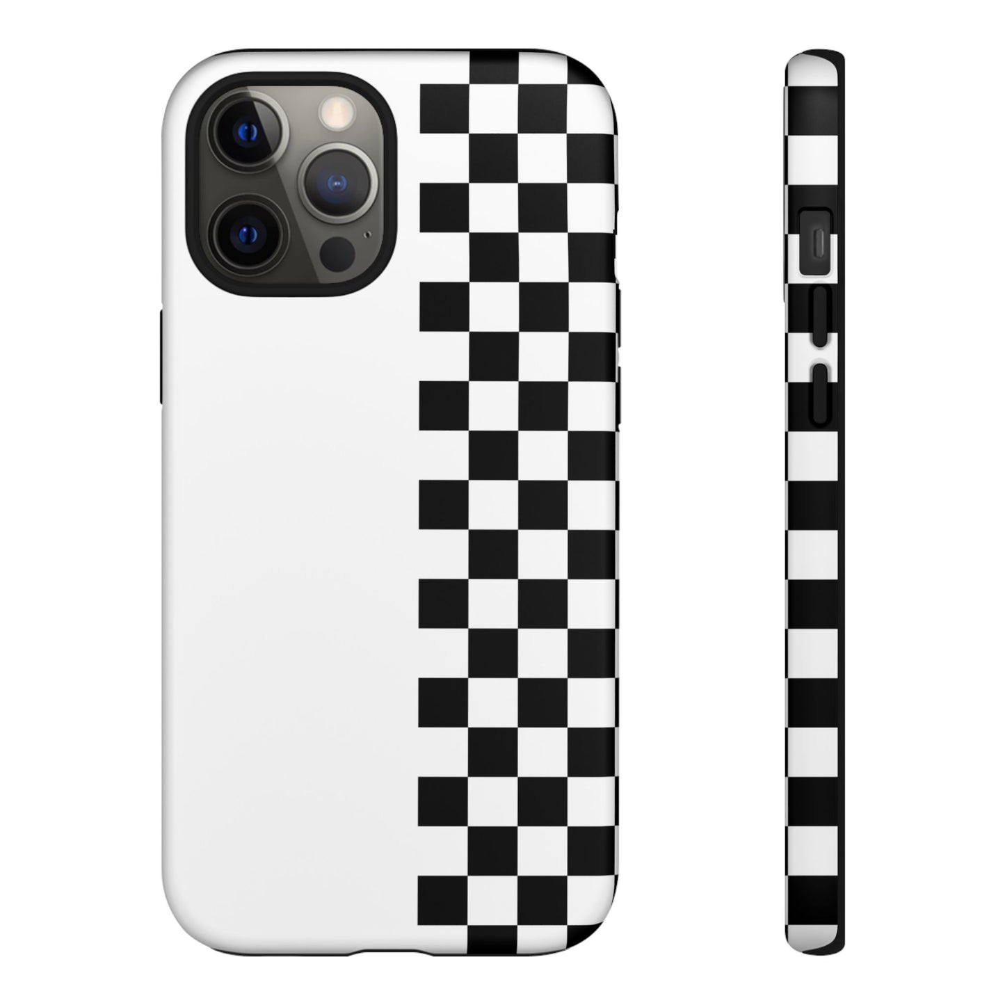 Checker Stripe Tough Phone Case