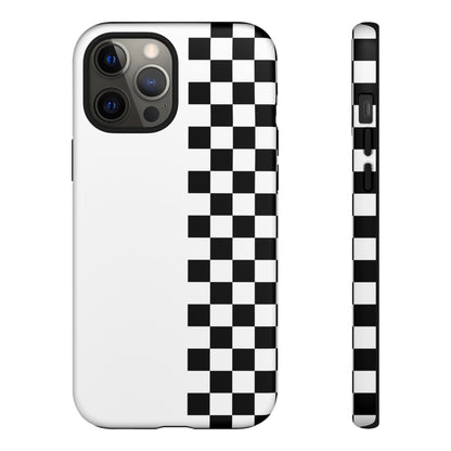 Checker Stripe Tough Phone Case