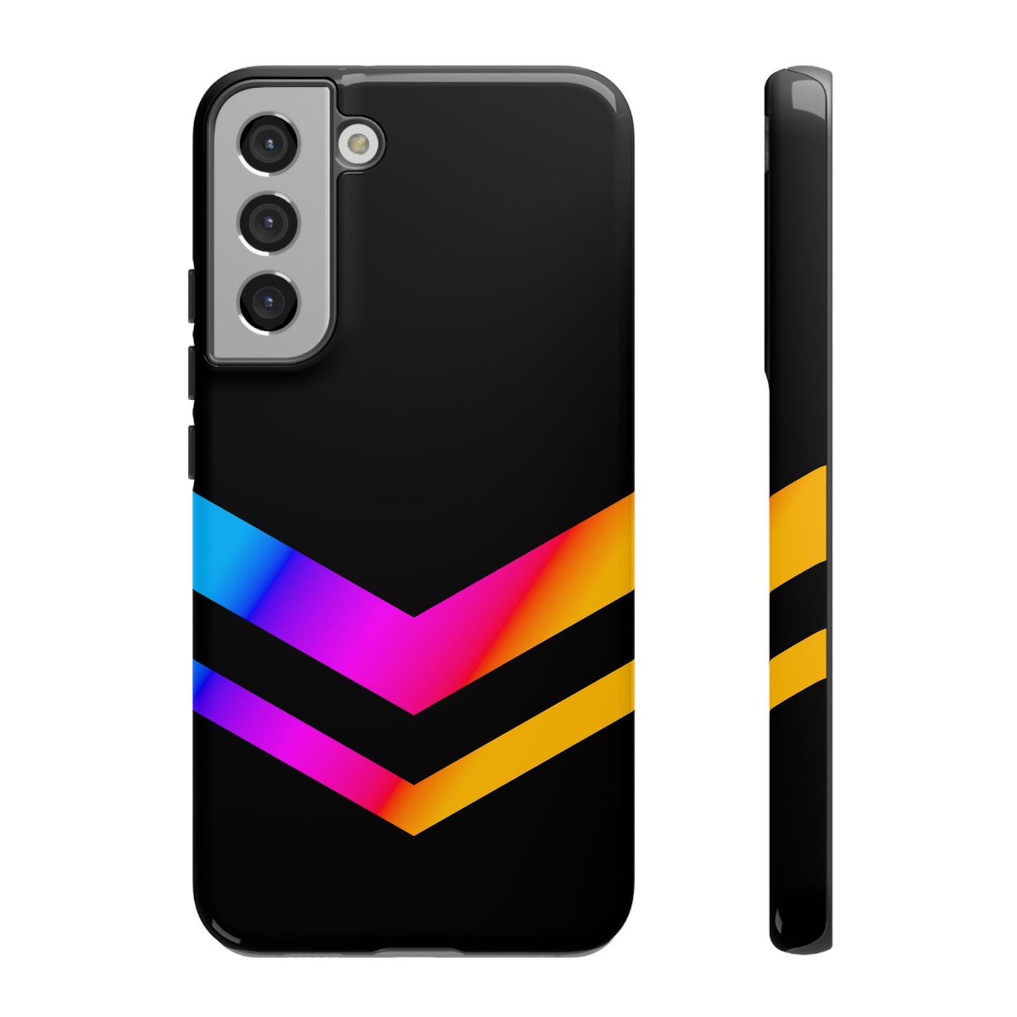 Neon V-Stripe Tough Phone Case