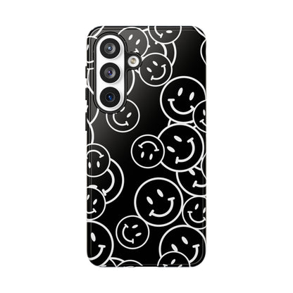 Happy Face Pattern Tough Phone Case