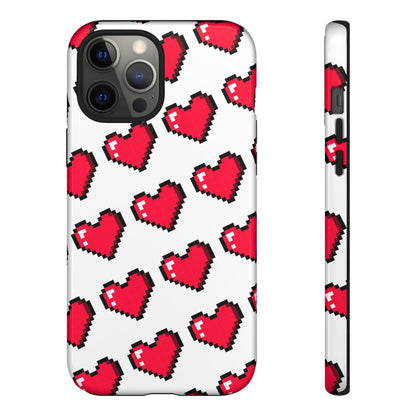 Pixel Heart Tough Phone Case
