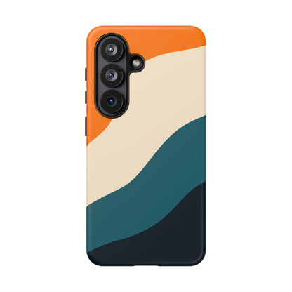 Blue Tide Wave Tough Phone Case
