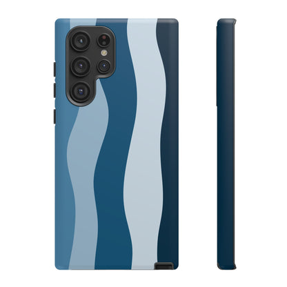 Blue Tide Wave Tough Phone Case