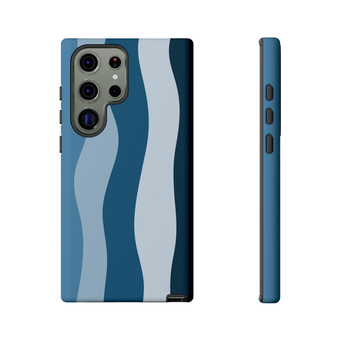 Blue Tide Wave Tough Phone Case