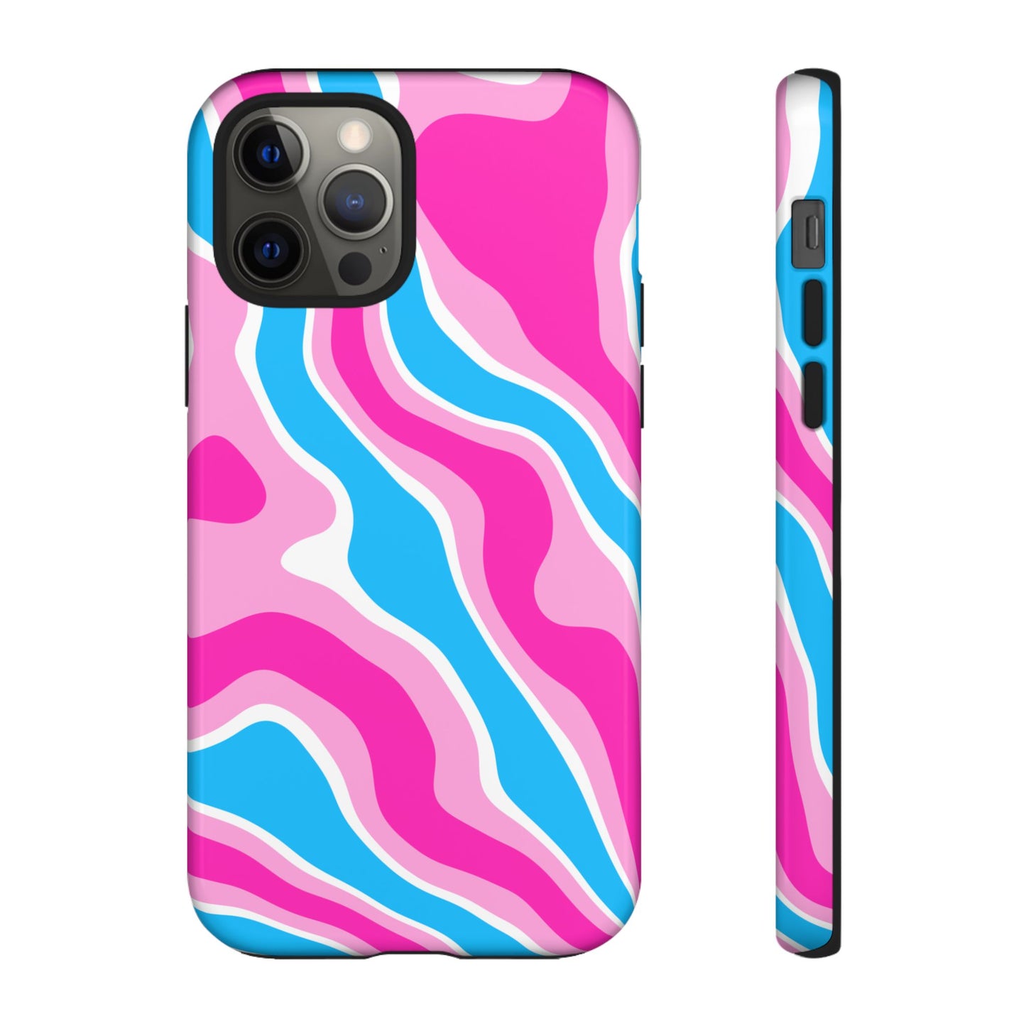 Candy Aqua Wave Tough Phone Case