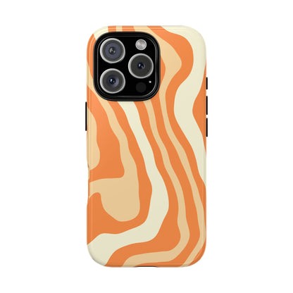 Peach Cream Swirl Tough Phone Case