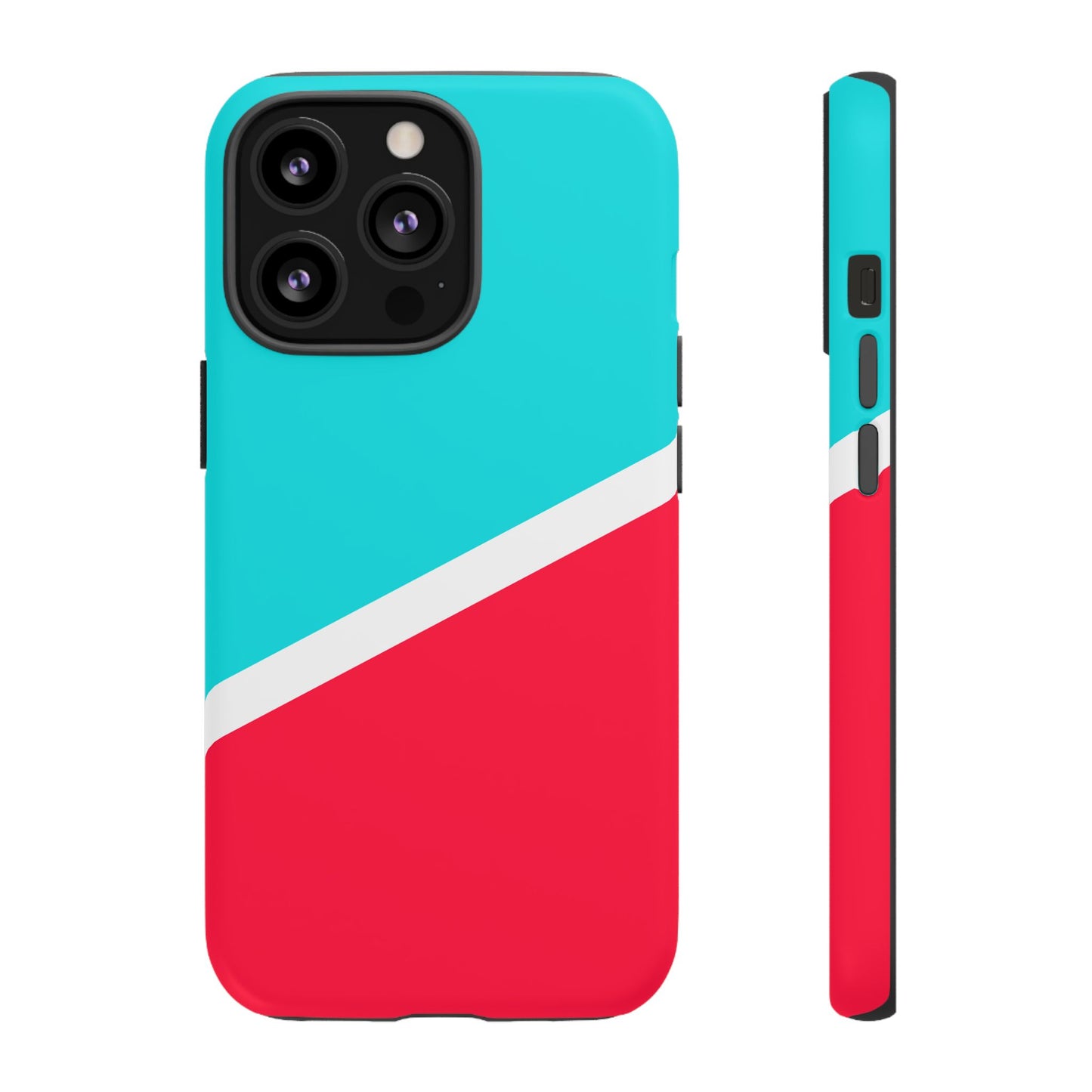 Aqua Pop Colorblock Tough Phone Case