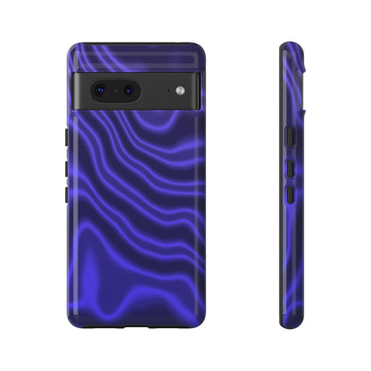Neon Purple Flow Tough Phone Case