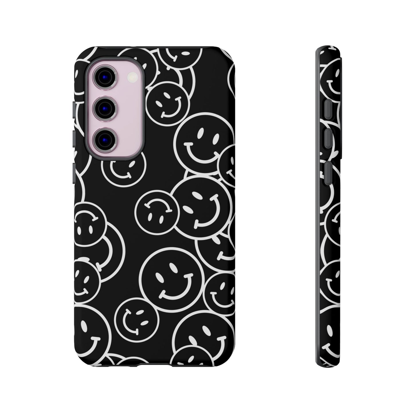 Happy Face Pattern Tough Phone Case
