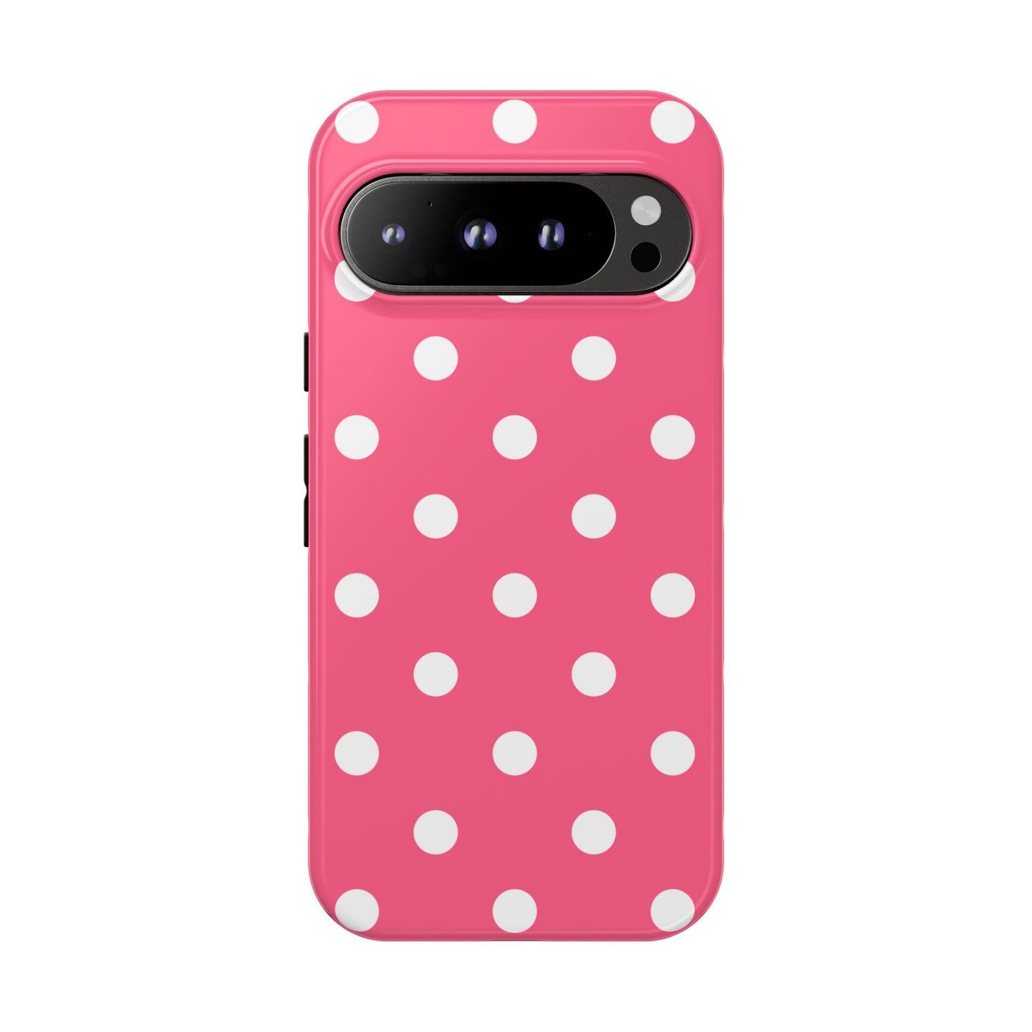 Bubblegum Pink Polka Dot Tough Phone Case