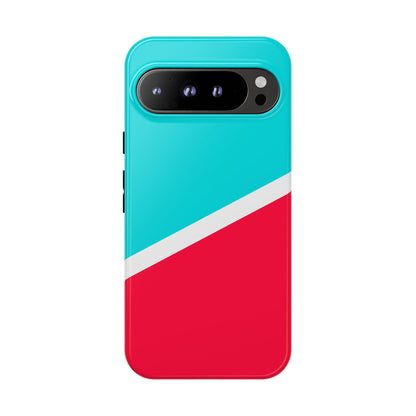 Aqua Pop Colorblock Tough Phone Case